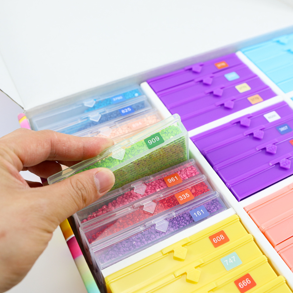 Embroidery Kit Set - 1 комплект, разные цвета, наборы лотков