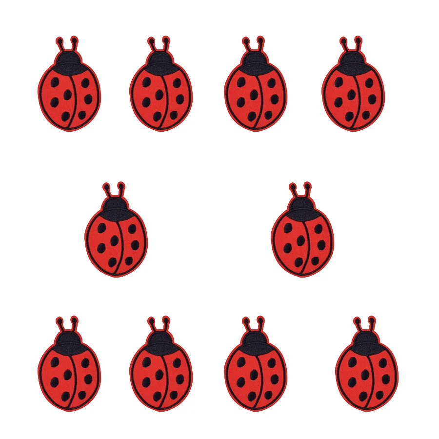 Embroidery Lady Bug - Патчи для одежды с аппликацией из