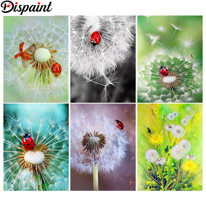 Embroidery Lady Bug - Dispaint DIY Алмазная картина 