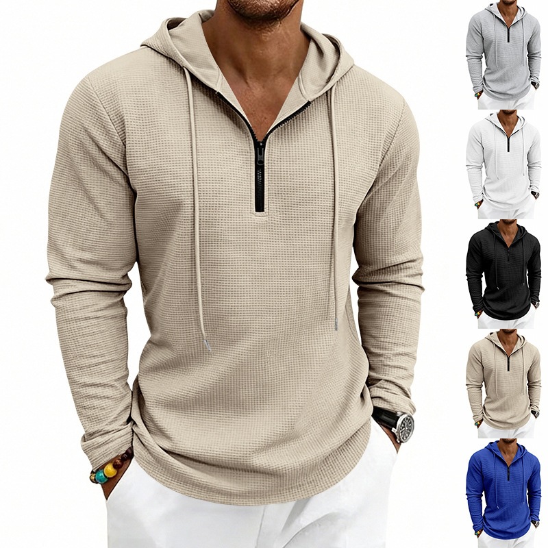 Мужская толстовка с капюшоном  – обзор и цена Embroidery Zip Up Hoodie