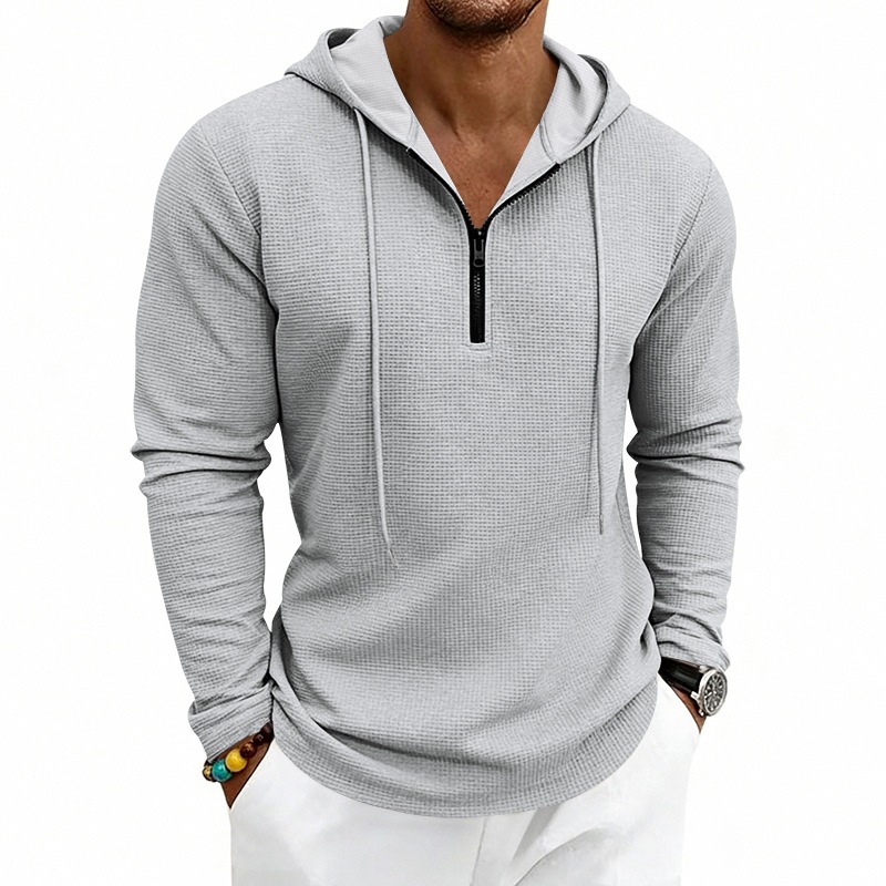 Мужская толстовка с капюшоном  – обзор и цена Embroidery Zip Up Hoodie