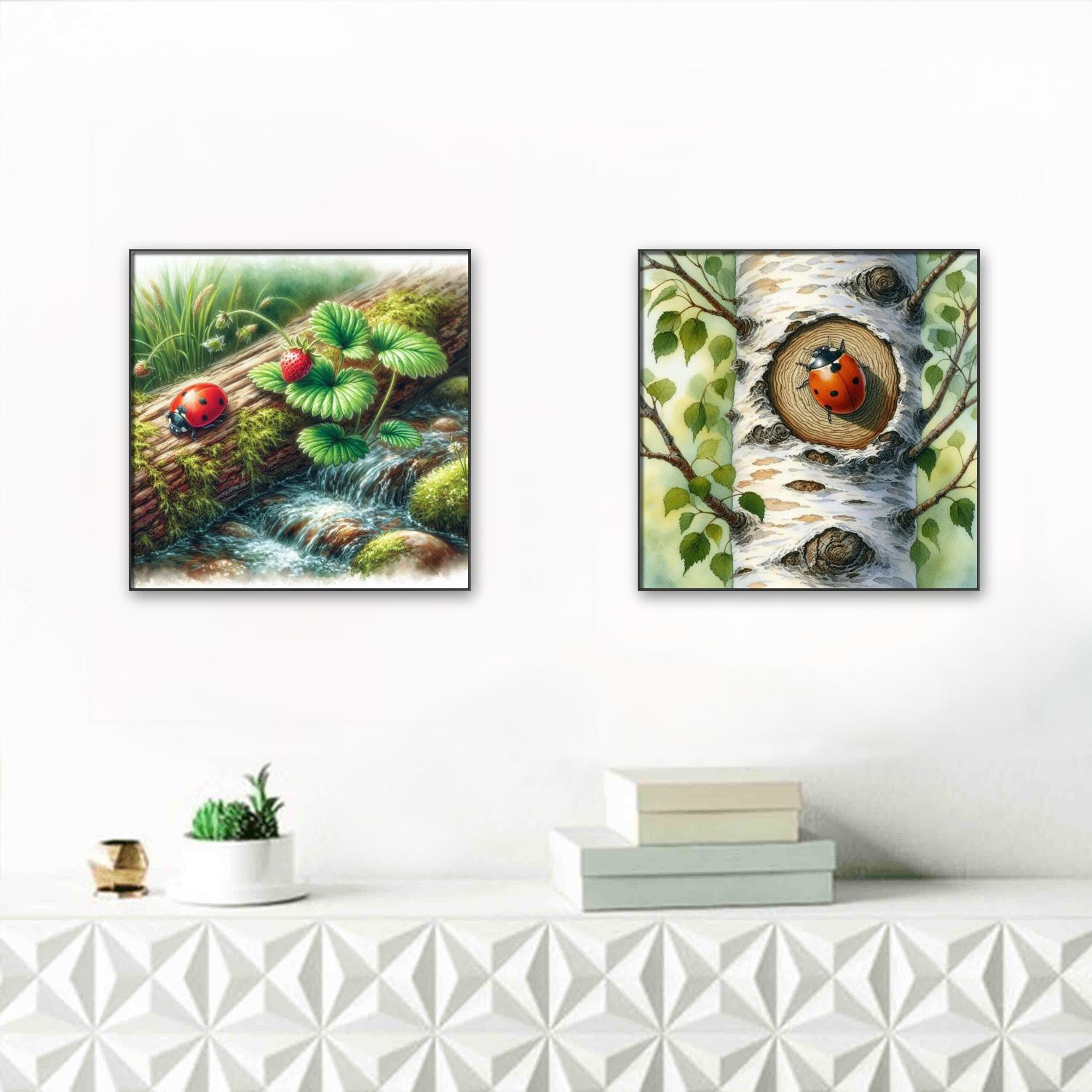 Новый набор для алмазной вышив – обзор и цена Embroidery Lady Bug