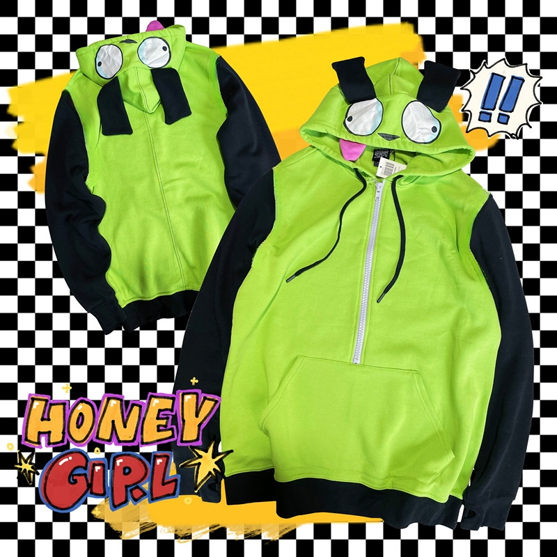 Аниме Invader Косплей Костюм П – обзор и цена Embroidery Zip Up Hoodie