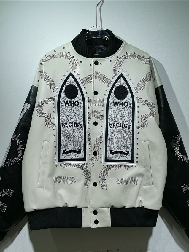 Куртка из искусственной кожи в – обзор и цена Embroidery Gothic