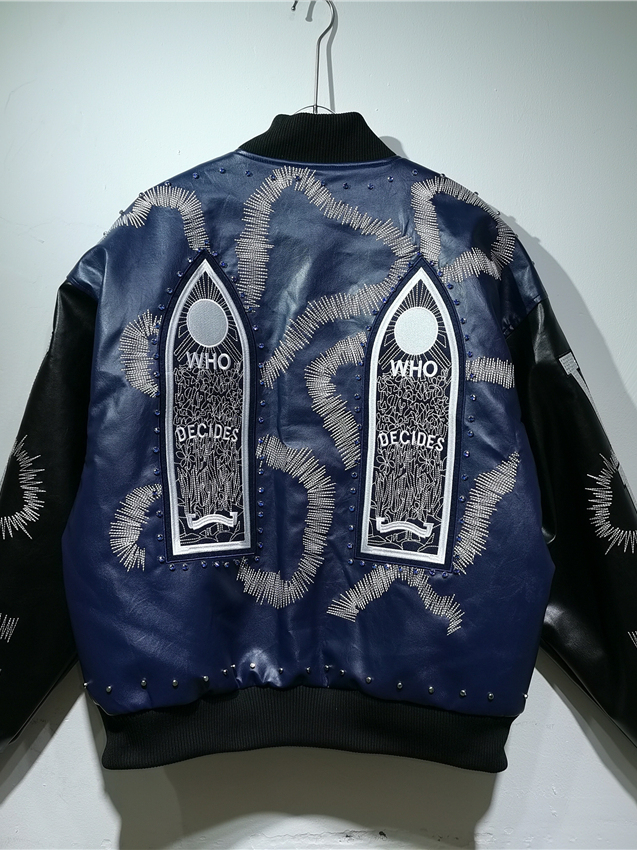 Куртка из искусственной кожи в – обзор и цена Embroidery Gothic