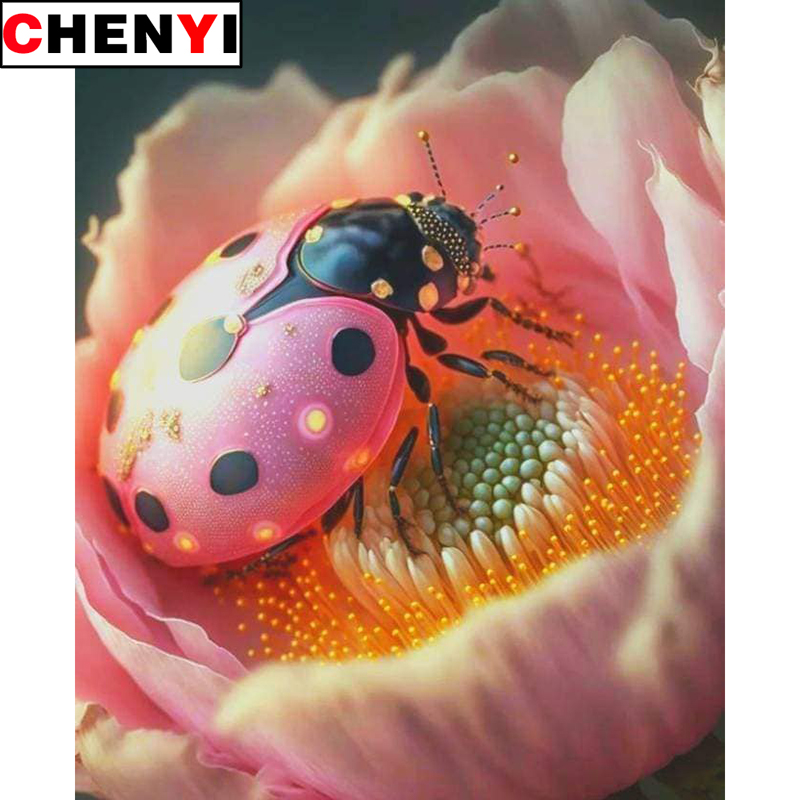 5D алмазная живопись, полная к – обзор и цена Embroidery Lady Bug