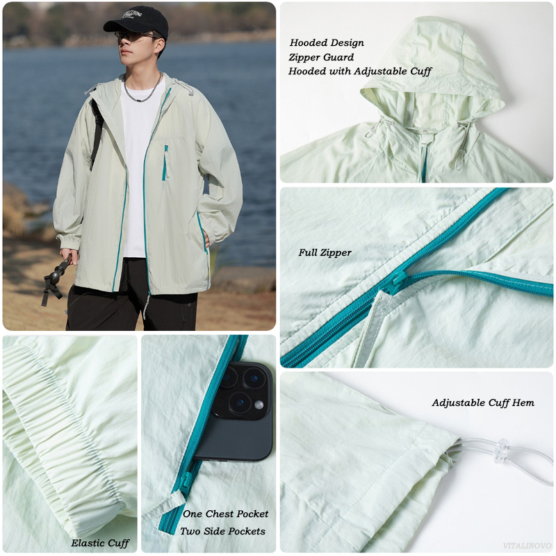 VITALINOVO унисекс уличная вод – обзор и цена Embroidery Zip Up Hoodie