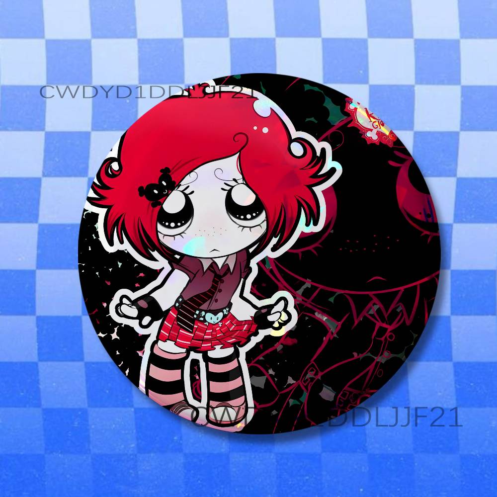 Брошь-значок R-Ruby Gloom в го – обзор и цена Embroidery Gothic