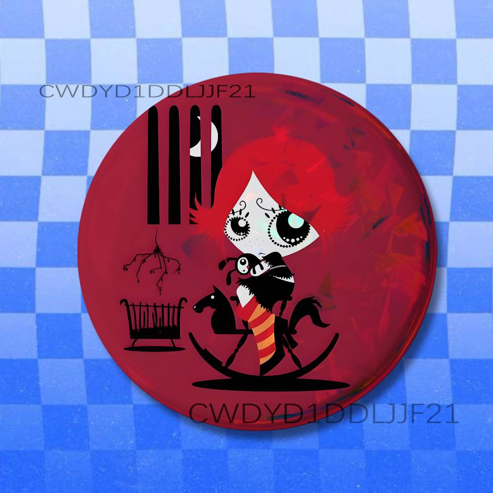 Брошь-значок R-Ruby Gloom в го – обзор и цена Embroidery Gothic
