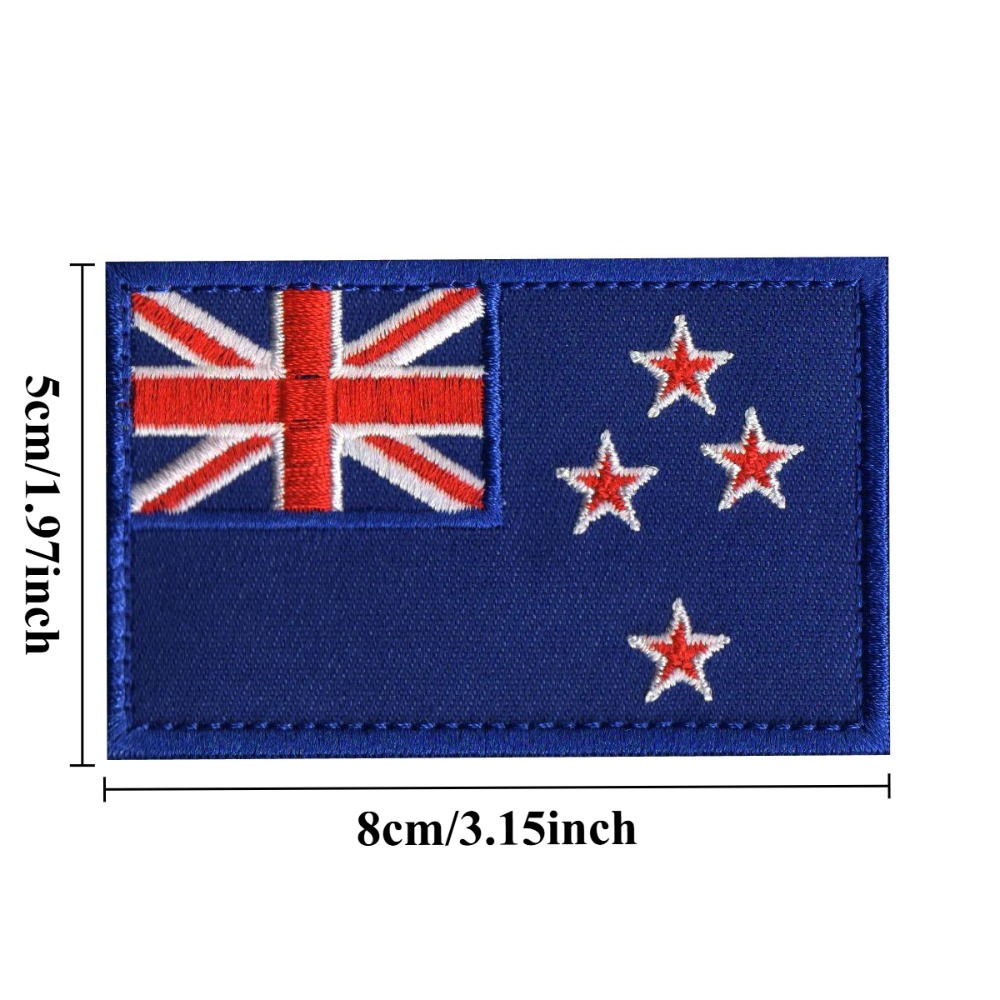 8*5 см нашивка с флагом Новой  – обзор и цена Embroidery In Australia