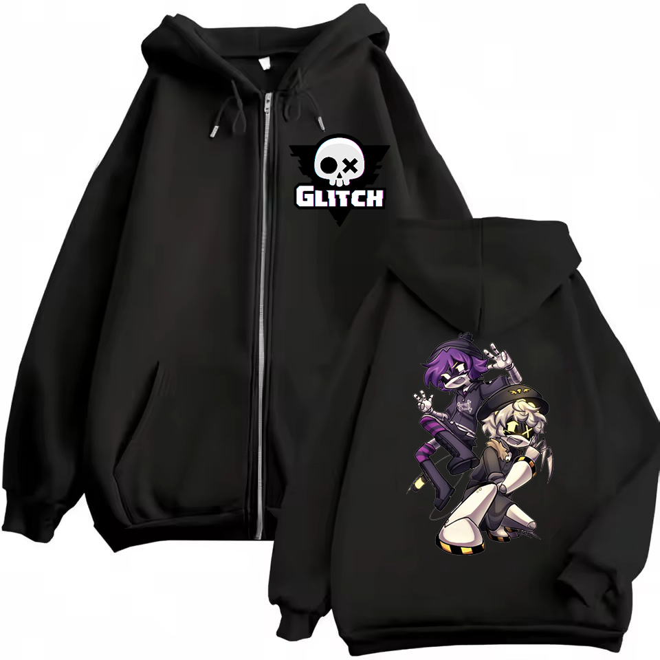 Аниме Murder Drones Толстовка  – обзор и цена Embroidery Zip Up Hoodie