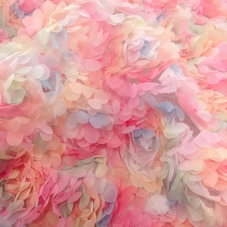 3d шифоновая роза, кружевная т – обзор и цена Embroidery Rose