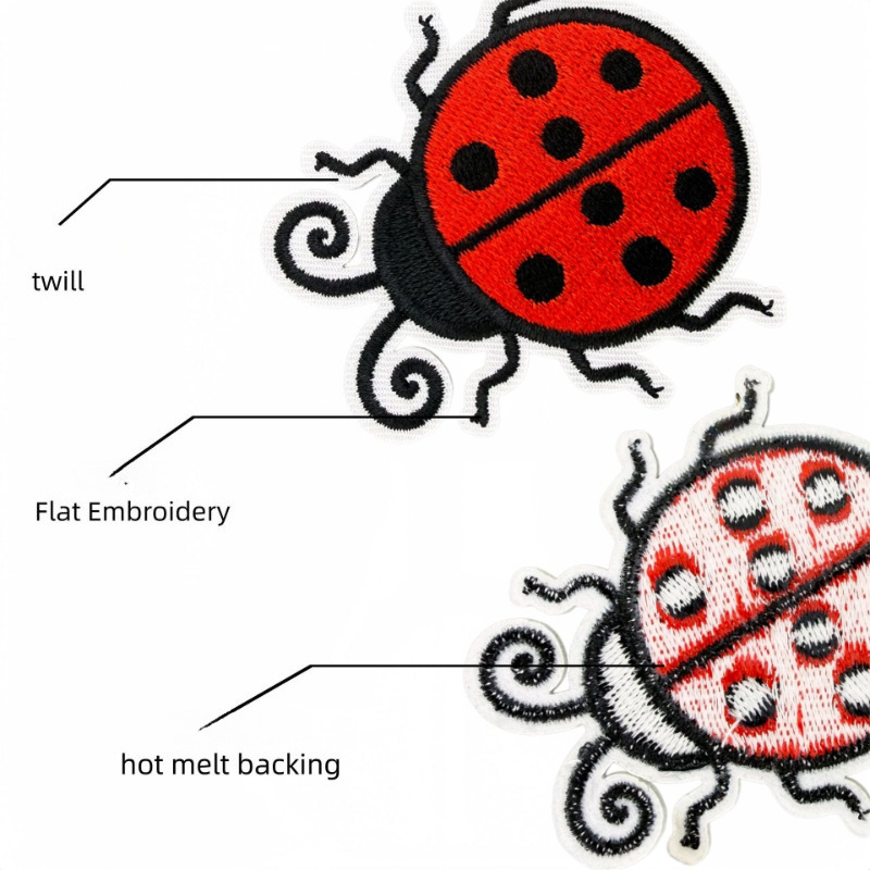 Креативная милая мультяшная на – обзор и цена Embroidery Lady Bug