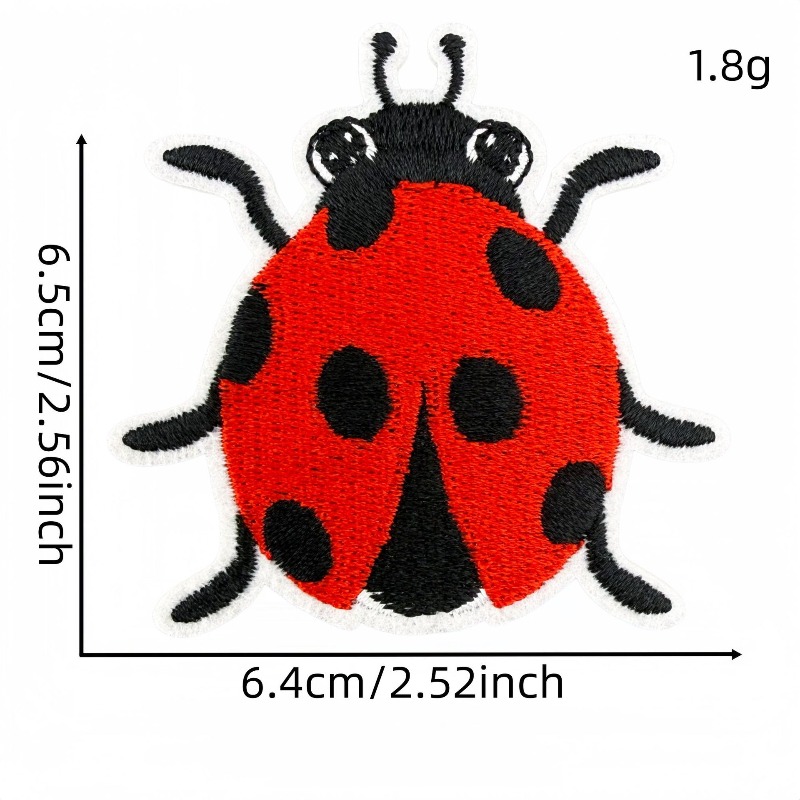 Креативная милая мультяшная на – обзор и цена Embroidery Lady Bug