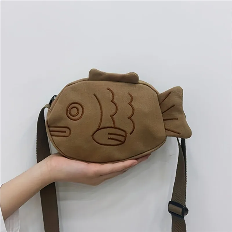 Холщовая сумка-мессенджер в фо – обзор и цена Embroidery Fish