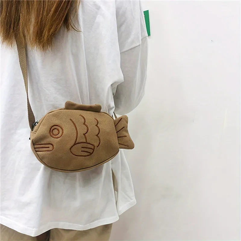 Холщовая сумка-мессенджер в фо – обзор и цена Embroidery Fish